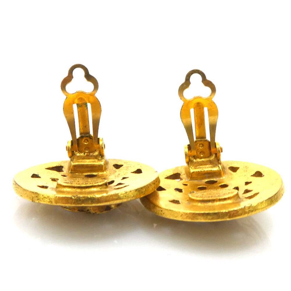 Chanel Clip-On Earrings Gold- #249949C60B - Picture 5 of 7